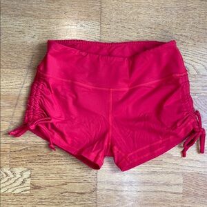 SAVAGE Barbell Women's Red Booty Shorts Size M